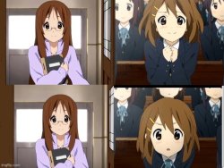 Yui Sawako K-On Meme Template