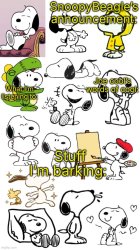 SnoopyBeagle’s announcement Meme Template