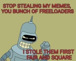 Stealing is(not) bad! Meme Template