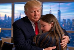 Der Gropenfuhrer Trump little girl sexual assault Meme Template