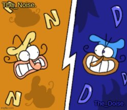 The_Noise. and The_Doise.'s shared announcement template Meme Template