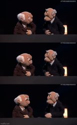 Statler and Waldorf at the Game Awards Meme Template