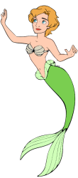 betty mermaid Meme Template