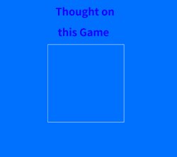 thought on this game Meme Template