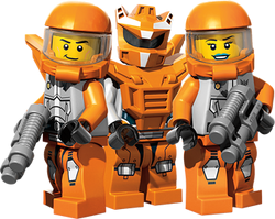 Lego Galaxy Squad Orange Team Meme Template