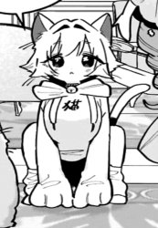 100kanojo Nekonari Tama catgirl Meme Template