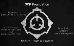 Customizable SCP Foundation wallpaper Meme Template