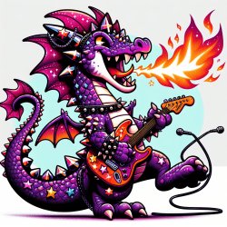 Rock Star Dragon Meme Template