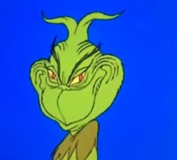 grinch freaky smile Meme Template