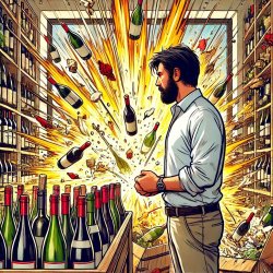 Wine store explosion ai Meme Template