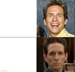 Always Sunny dennis happy stare Meme Template