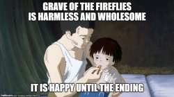 grave of the fireflies meme Meme Template