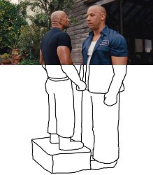 Vin diesel vs the rock Meme Template