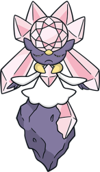 Diancie Sleeping (Front View) Meme Template