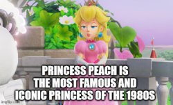 the most iconic princess of the 80s Meme Template