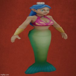spryo mermaid Meme Template