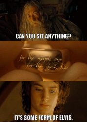 frodo can't read Meme Template