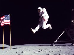 One Giant Leap Astronaut Meme Template