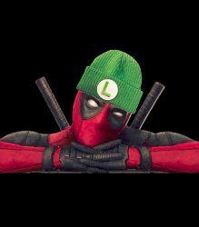 Deadpool Luigi Hat Meme Template