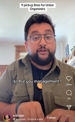 Pickup lines for union organizers Meme Template