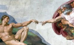 The Creation of Adam Meme Template