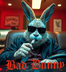 bad bunny Meme Template