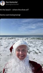 Santa want boing boing! Meme Template