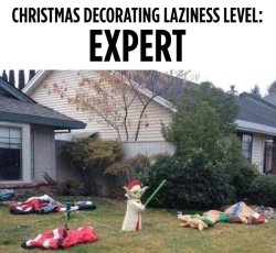 Christmas decorating fail Meme Template