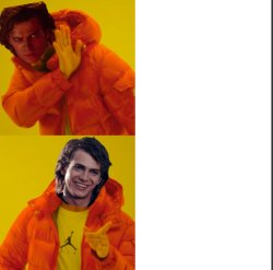 Anakin hotline bling Meme Template