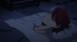 Todoroki sleeping Meme Template