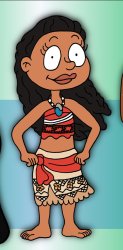 Moana in Rugrats Style Meme Template