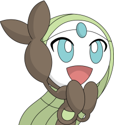 Happy/Surprised Meloetta Meme Template