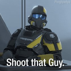 Shoot that guy Helldivers Meme Template