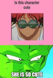 piccolo loves cuties Meme Template