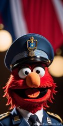 Elmo Police Meme Template