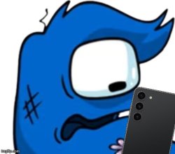 1 looking at a phone Meme Template