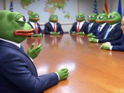 Diplomatic Pepe Meme Template