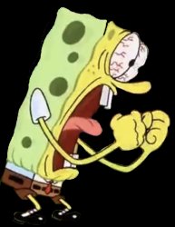 Spongebob yelling Meme Template