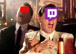 YT and Twitch laughing Meme Template