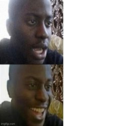 Reversed Disappointed Black Man Meme Template
