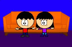 Matt And Chloe T-Posing Meme Template