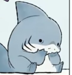 Jeff the landshark concerned Meme Template