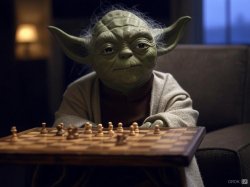 Yoda Chess Meme Template