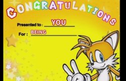 congratulations tails Meme Template