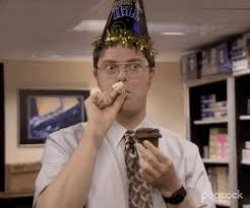 Dwight Party Hat Meme Template