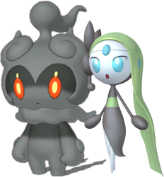 Marshadow and Meloetta Meme Template