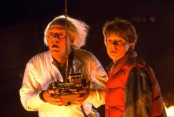 Doc Brown Marty McFly Meme Template