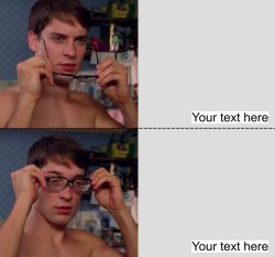 Peter Parker Glasses Meme Meme Template