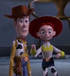 Woody and Jessie Meme Template