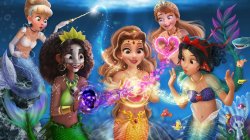 Disney Princesses as Mermaids Meme Template